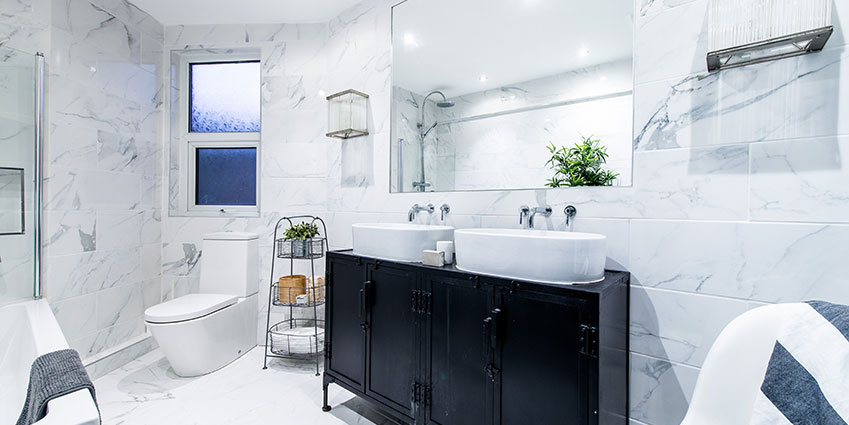 a guest bathroom redo your summer visitors will love